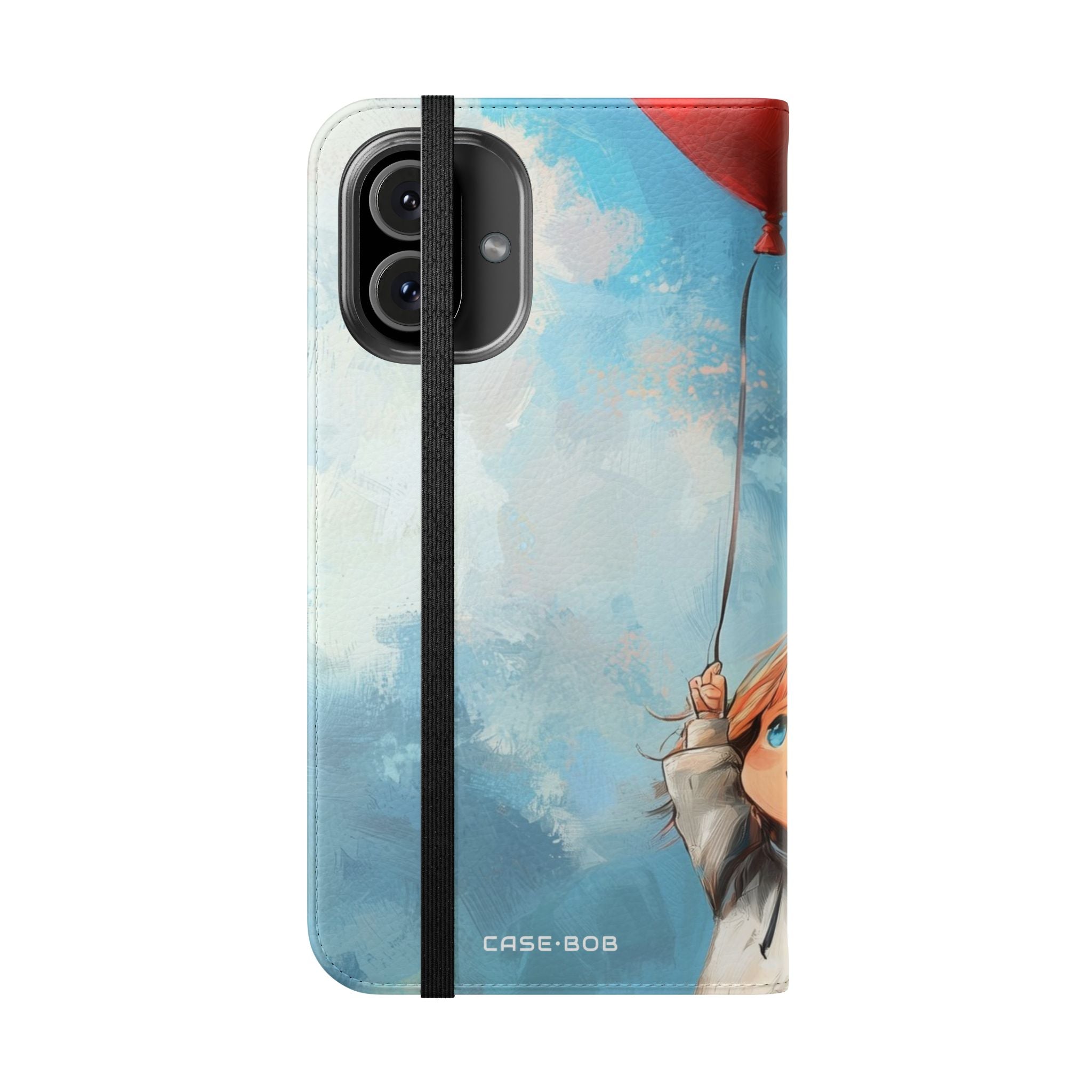 Heart Balloon Glow - iPhone 16 Plus Case - Wallet