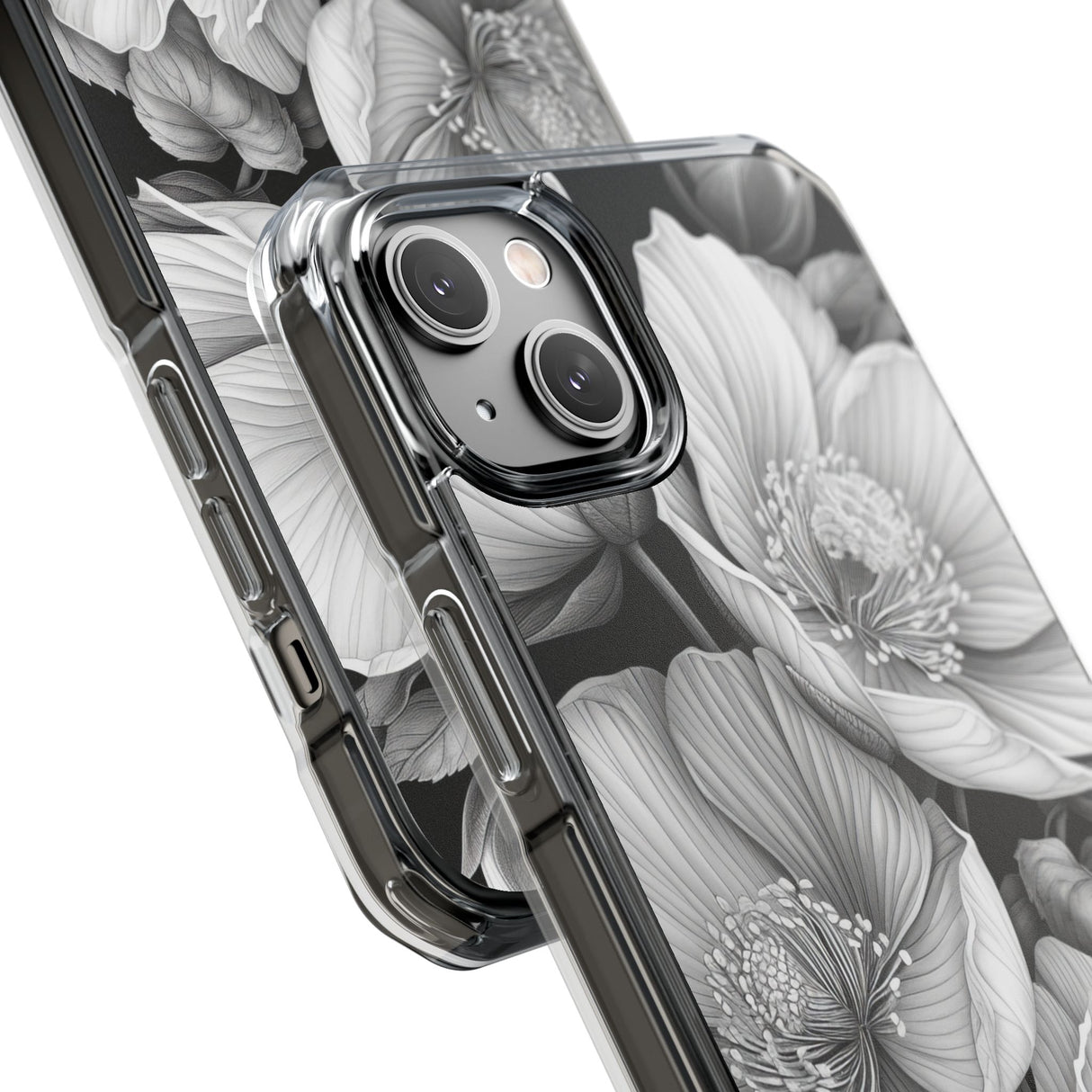 Botanical Elegance – Handyhülle für iPhone (Clear Impact – Magnetisch) 