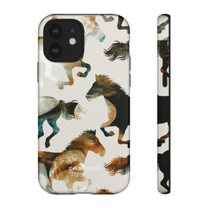 Tie Dye Horses - Protective Phone Case