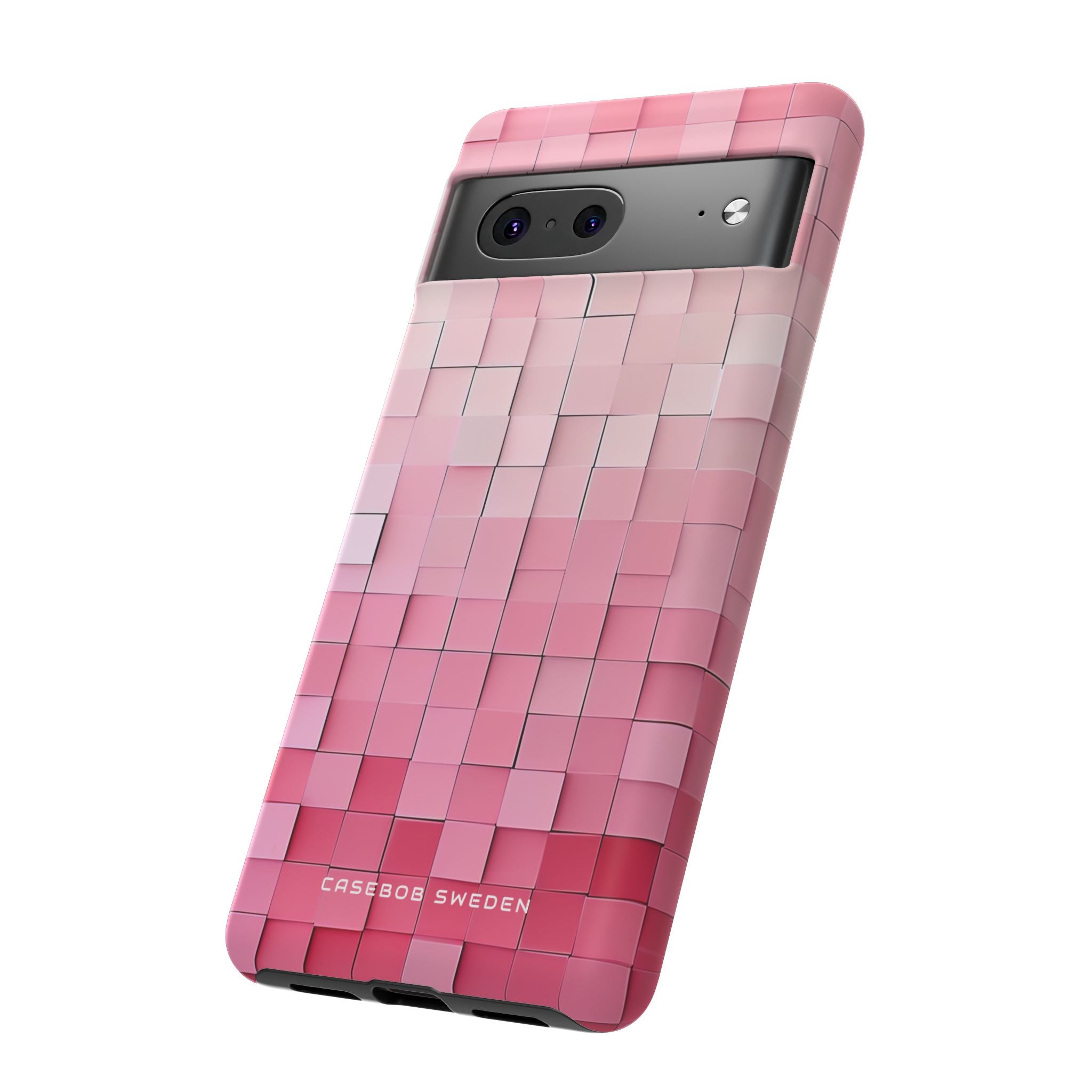 Gradient Pink Mosaic Google Pixel 7 - Tough Phone Case