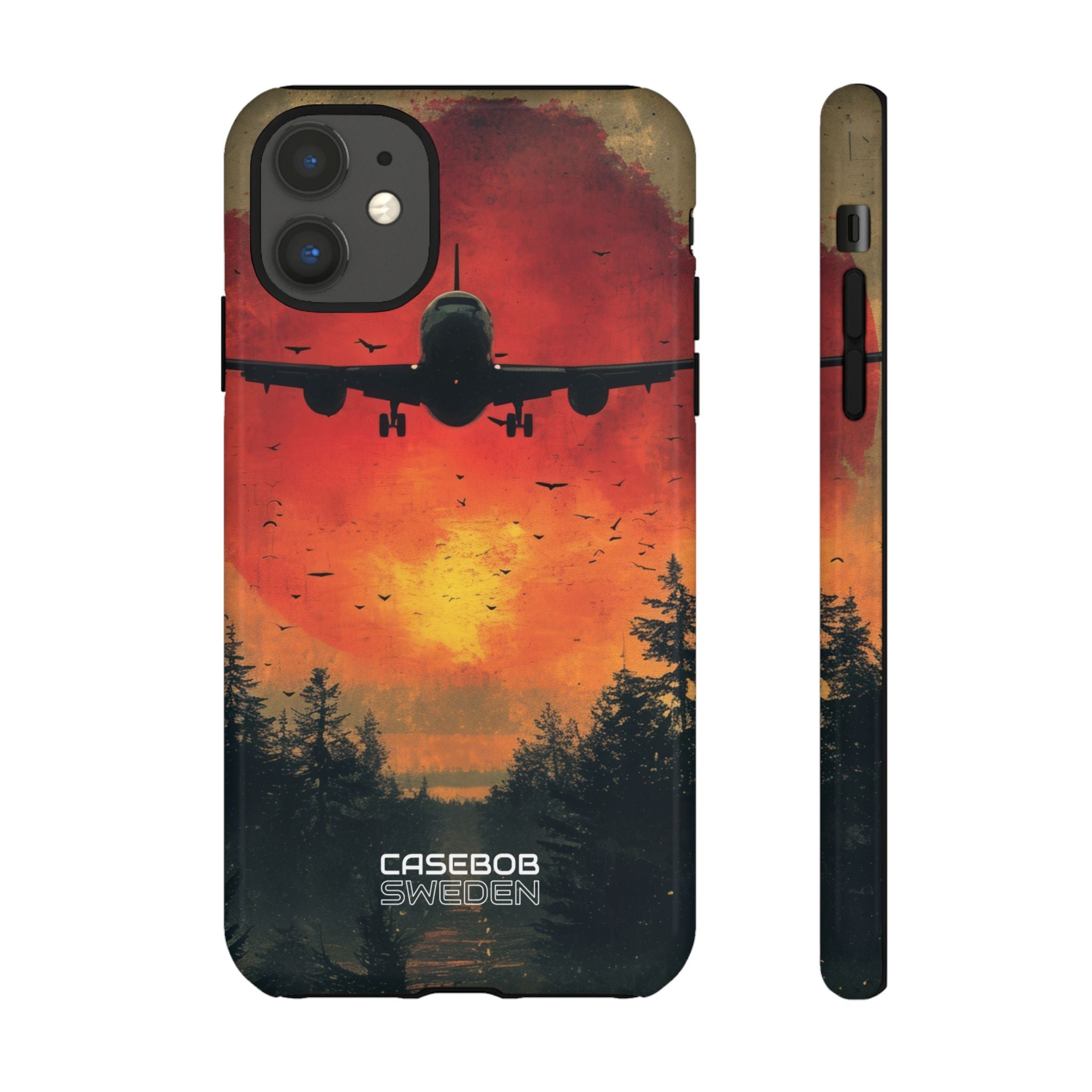Crimson Sky Flight iPhone 11 - Tough