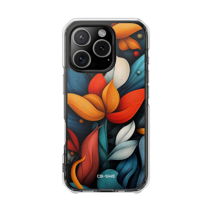 Vibrant Floral Harmony iPhone Case - Impact