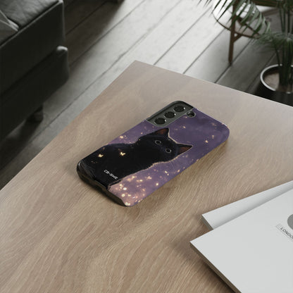 Whimsical Cat Soars - Samsung Case