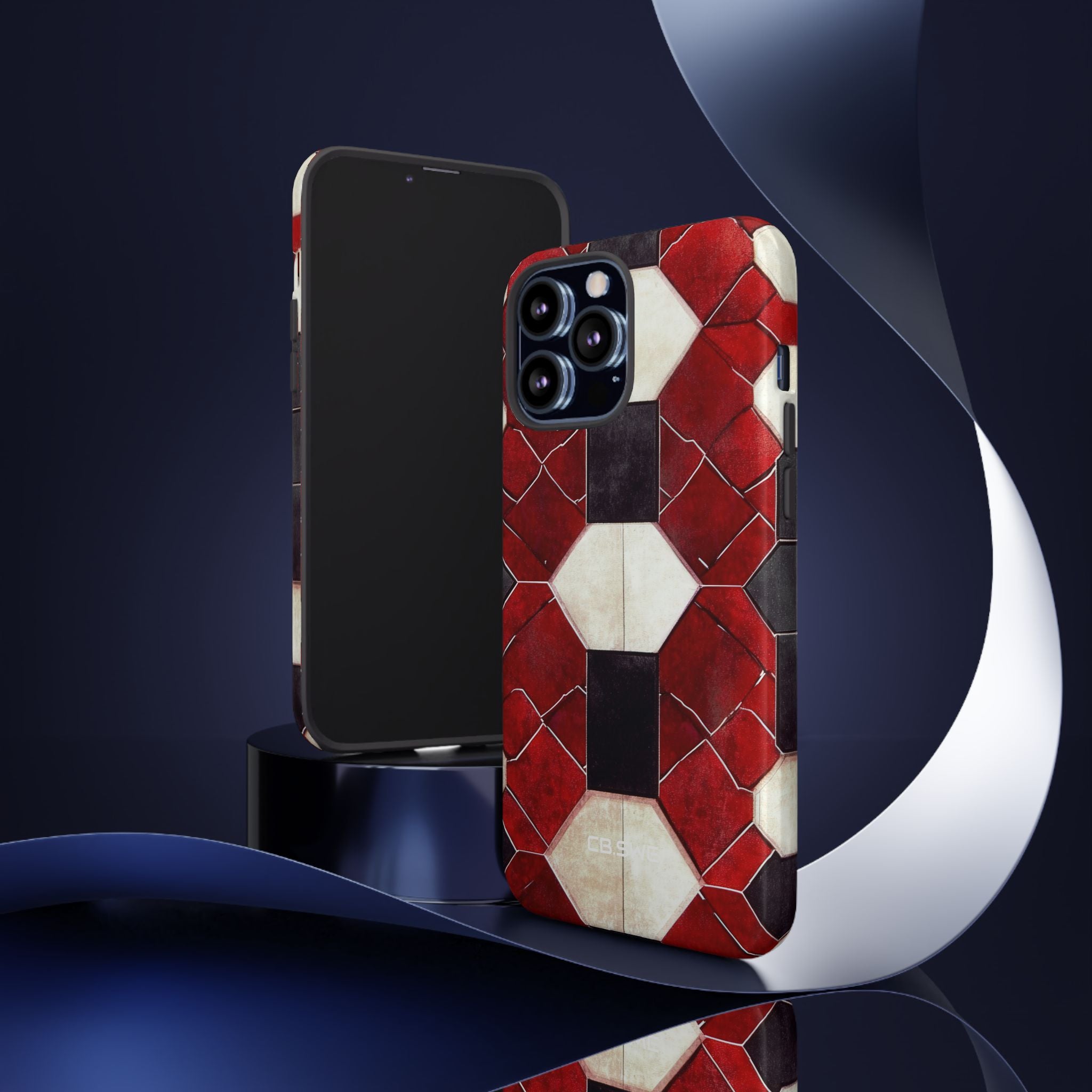 Kaleidoscope Geometric Hexagon Real Gothic Low Resolution iPhone 13 - Tough