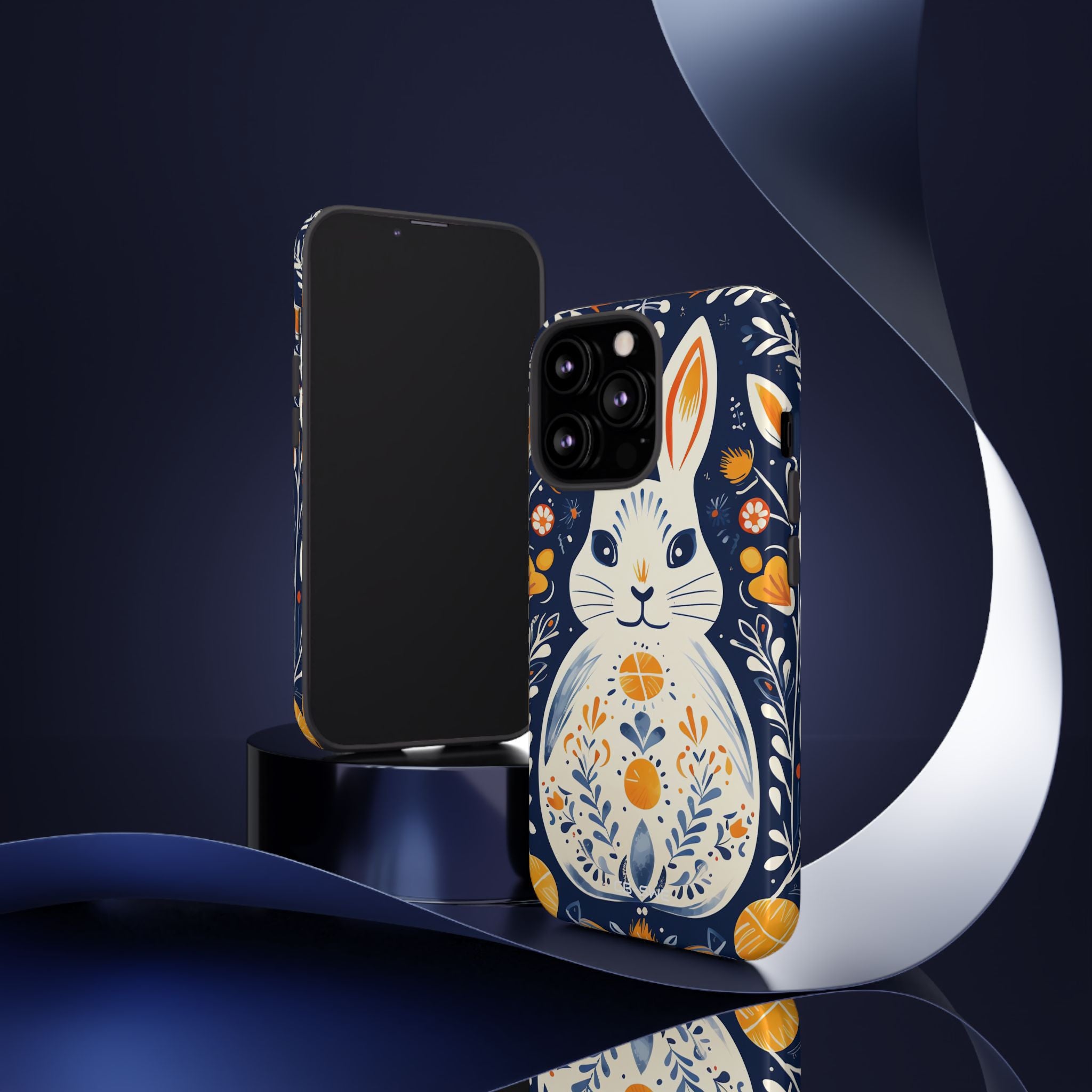 Floral Rabbit Joy - iPhone Case
