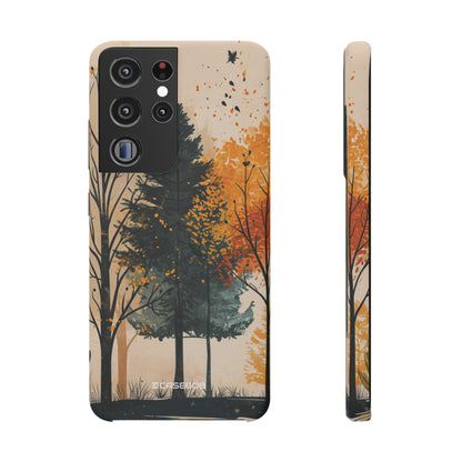 Autumnal Whispers | Slim Phone Case for Samsung