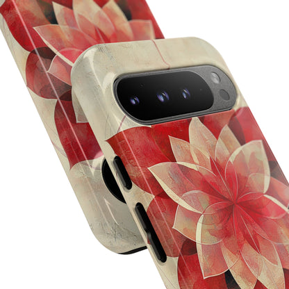 Crimson Bloom Google Pixel 9 Pro XL Case - Tough
