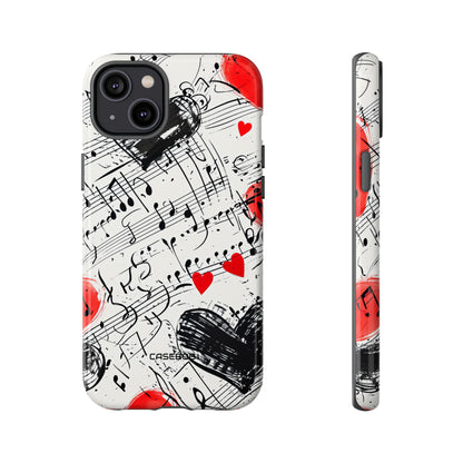 Melodic Love Notes - Protective Pixel Case - Protective Phone Case