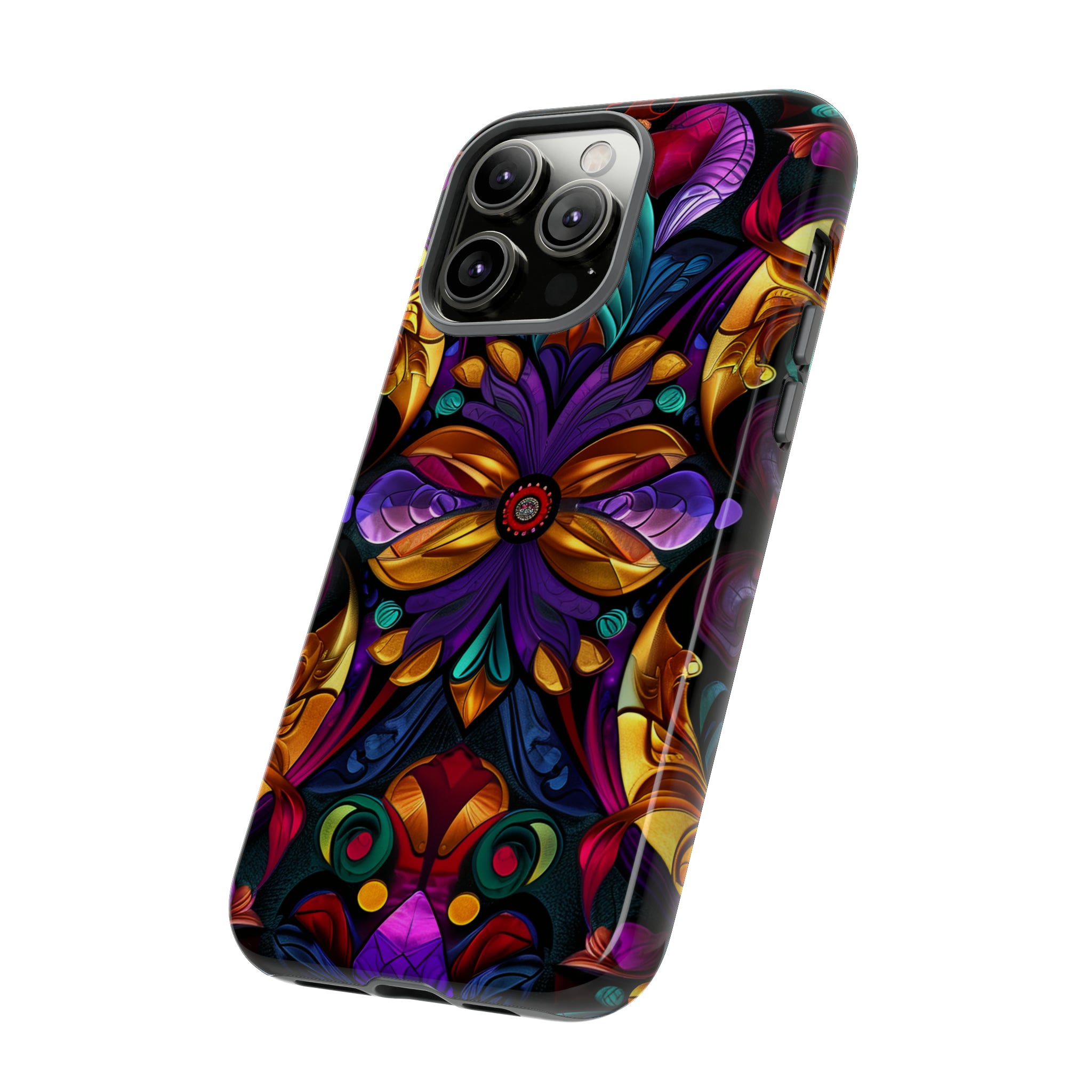 Gothic Stained Glass Majesty - Protective Phone Case