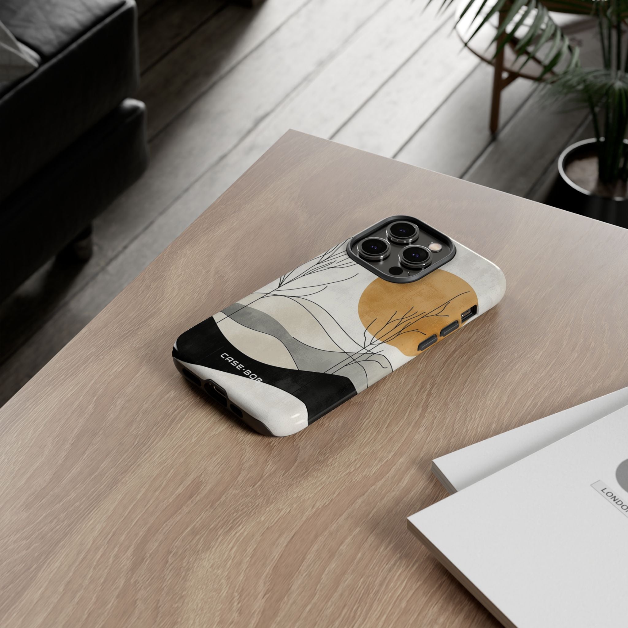 Orange Halo iPhone 14 Pro Case - Tough