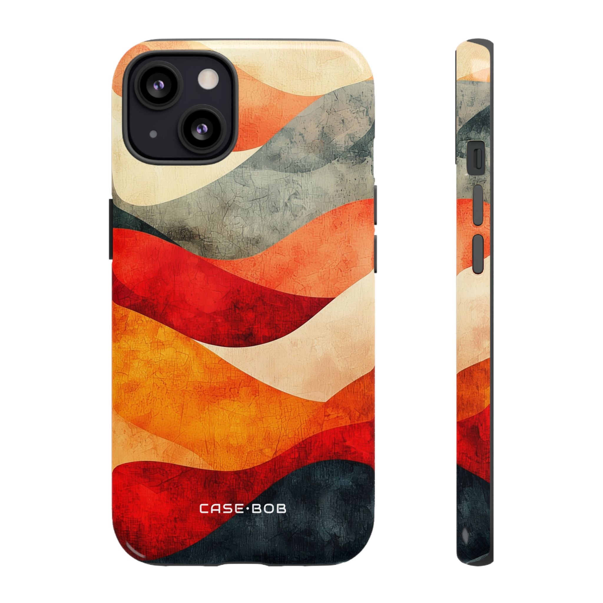 Cracked Wave Sunset iPhone 13 Case - Tough