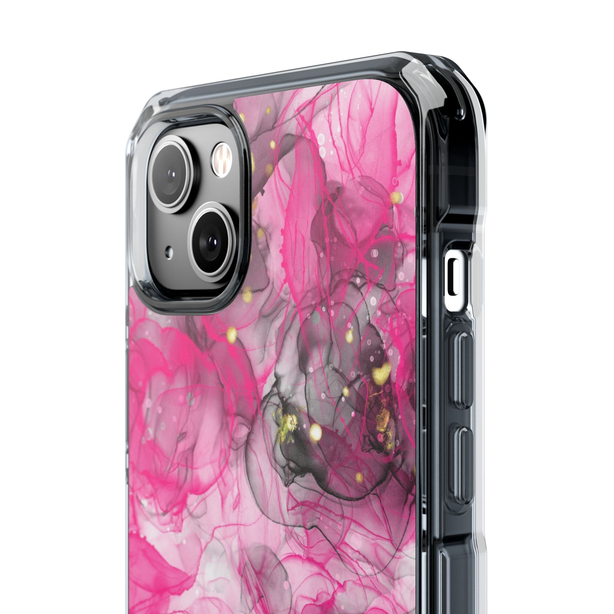 Vibrant Pink Swirls iPhone Case - Impact