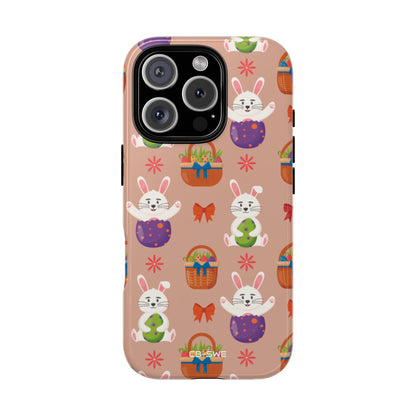 Bunnies Hold Eggs - iPhone Case