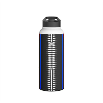Tapered Dot Columns - Stainless Steel Water Bottle