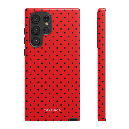 Crimson Dot Matrix Samsung S22 Ultra Case - Tough