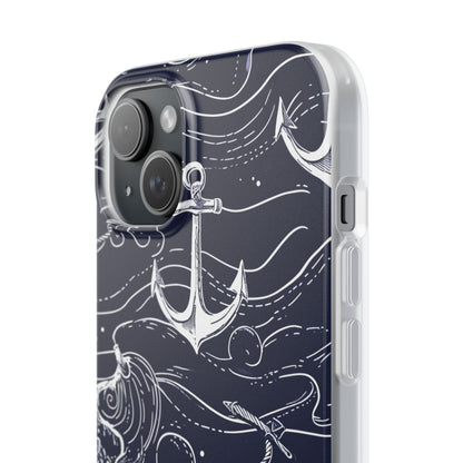 Gradient Anchorflow Waves iPhone 15 - Flexi Phone Case