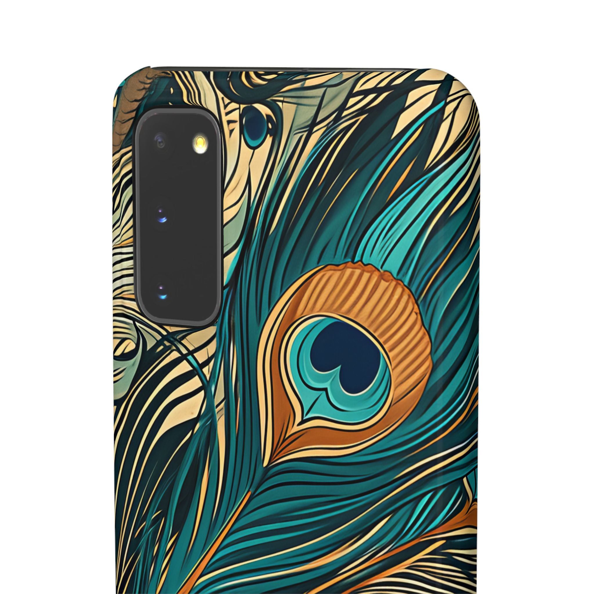 Art Nouveau Peacock Elegance Samsung S20 - Slim Phone Case