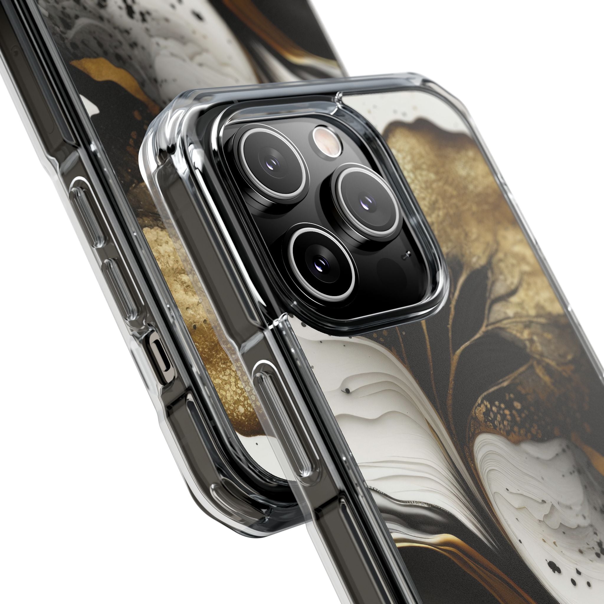 Gold Swirl Elegance iPhone Case - Impact