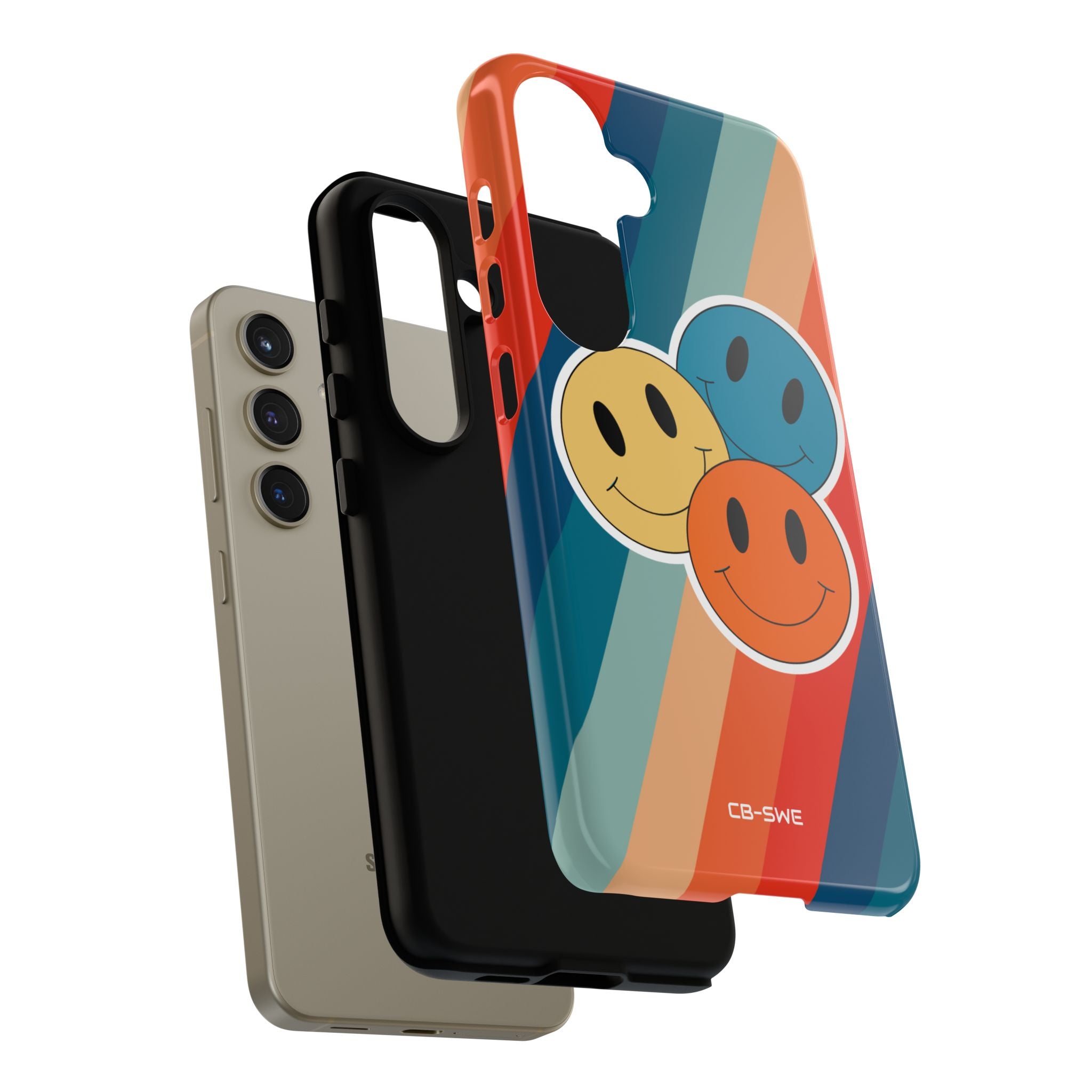 Retro Smiley Harmony - Samsung Case