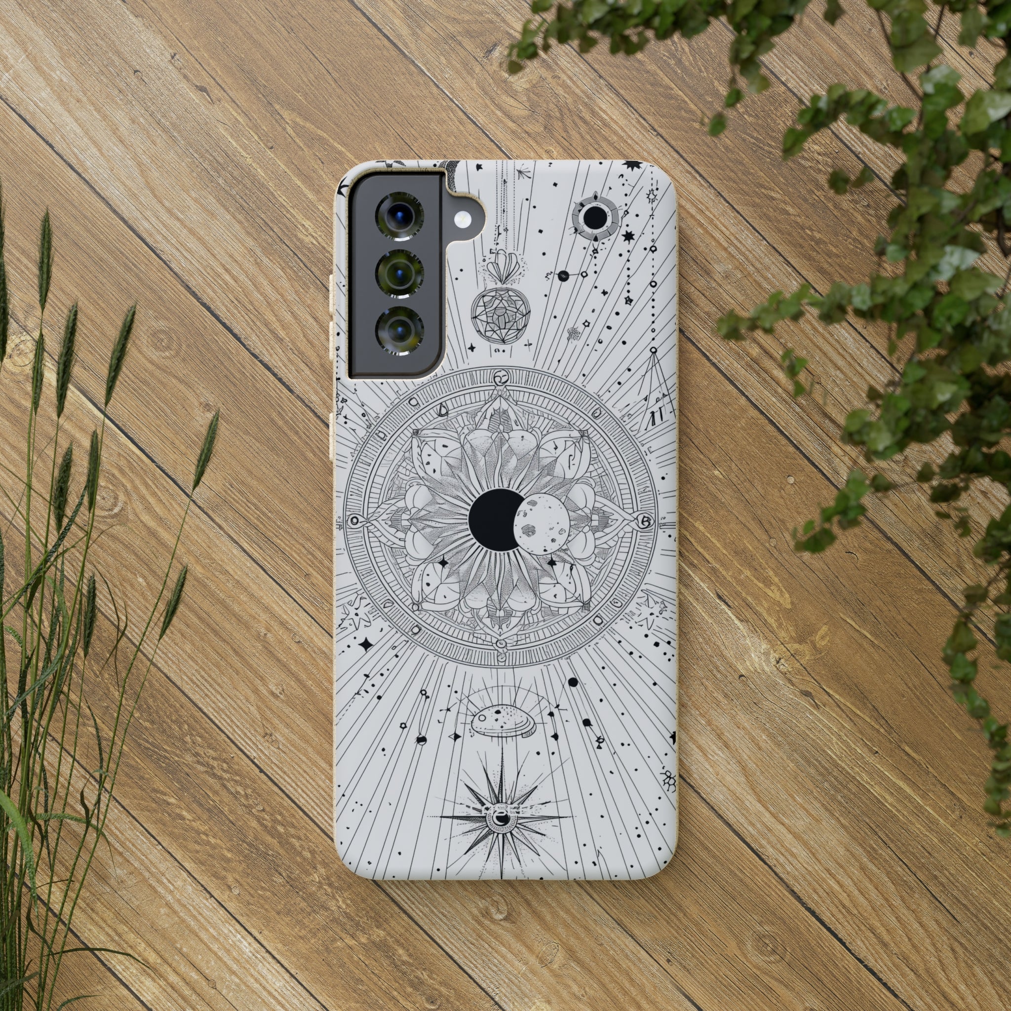 Celestial Mandala Mystique | Biodegradable Phone Case