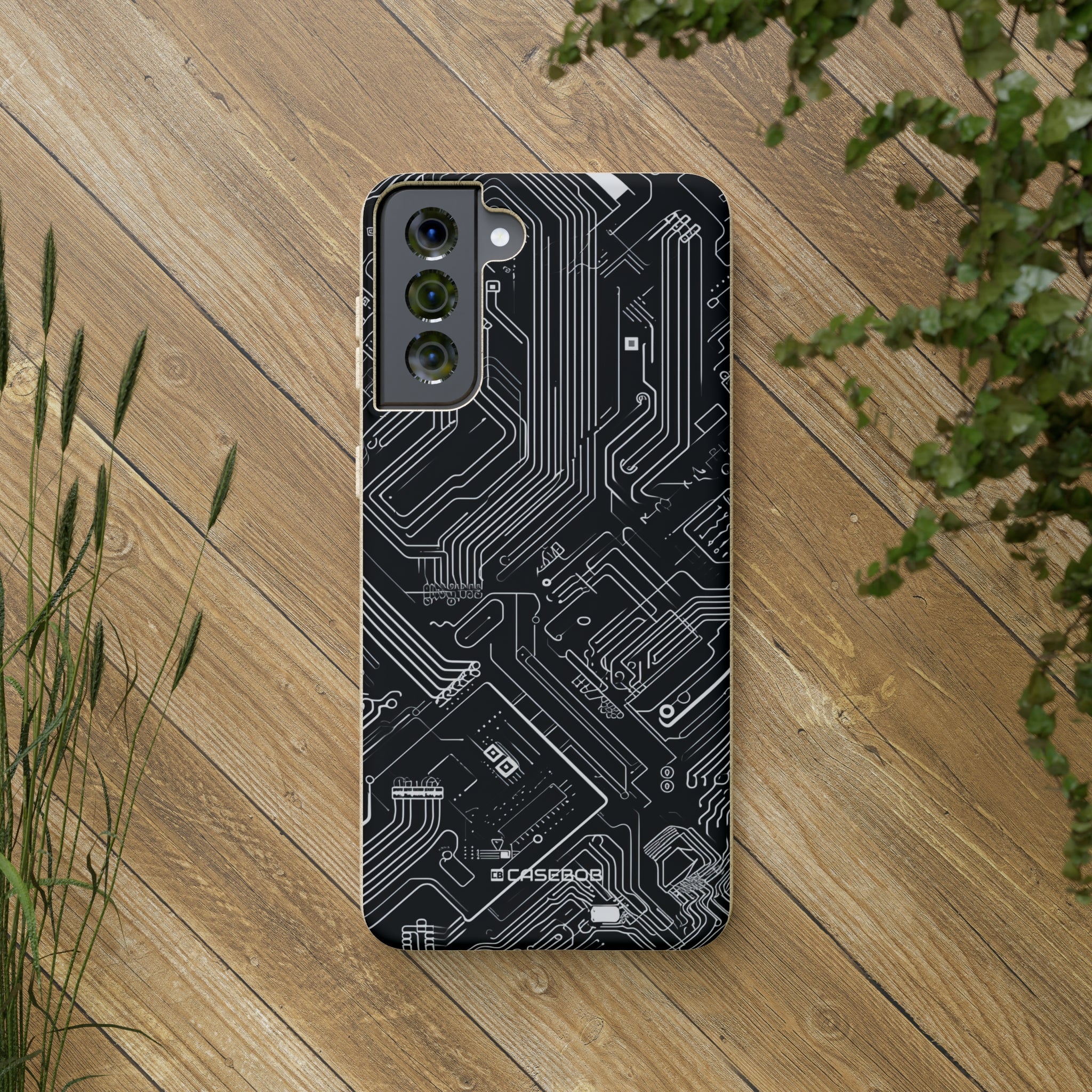 Cyber Circuitry Art | Biodegradable Phone Case