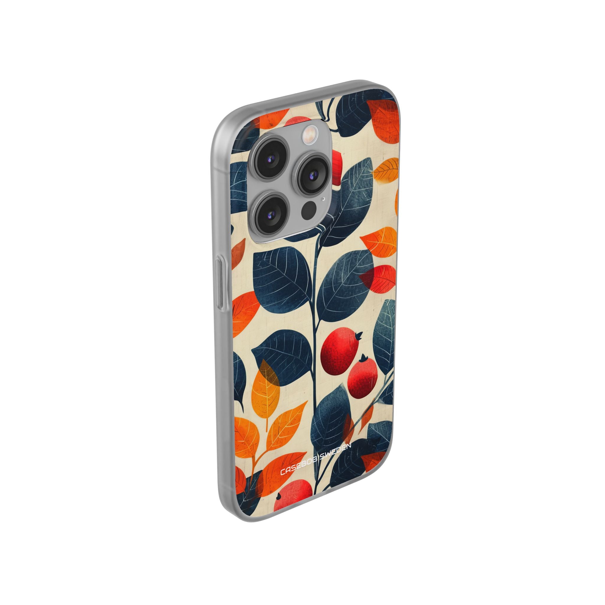 Autumn Nature Pattern - Flexi iPhone 14 Phone Case