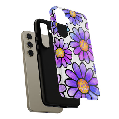 Polka Dot Blooms Samsung S24 Plus Case - Tough