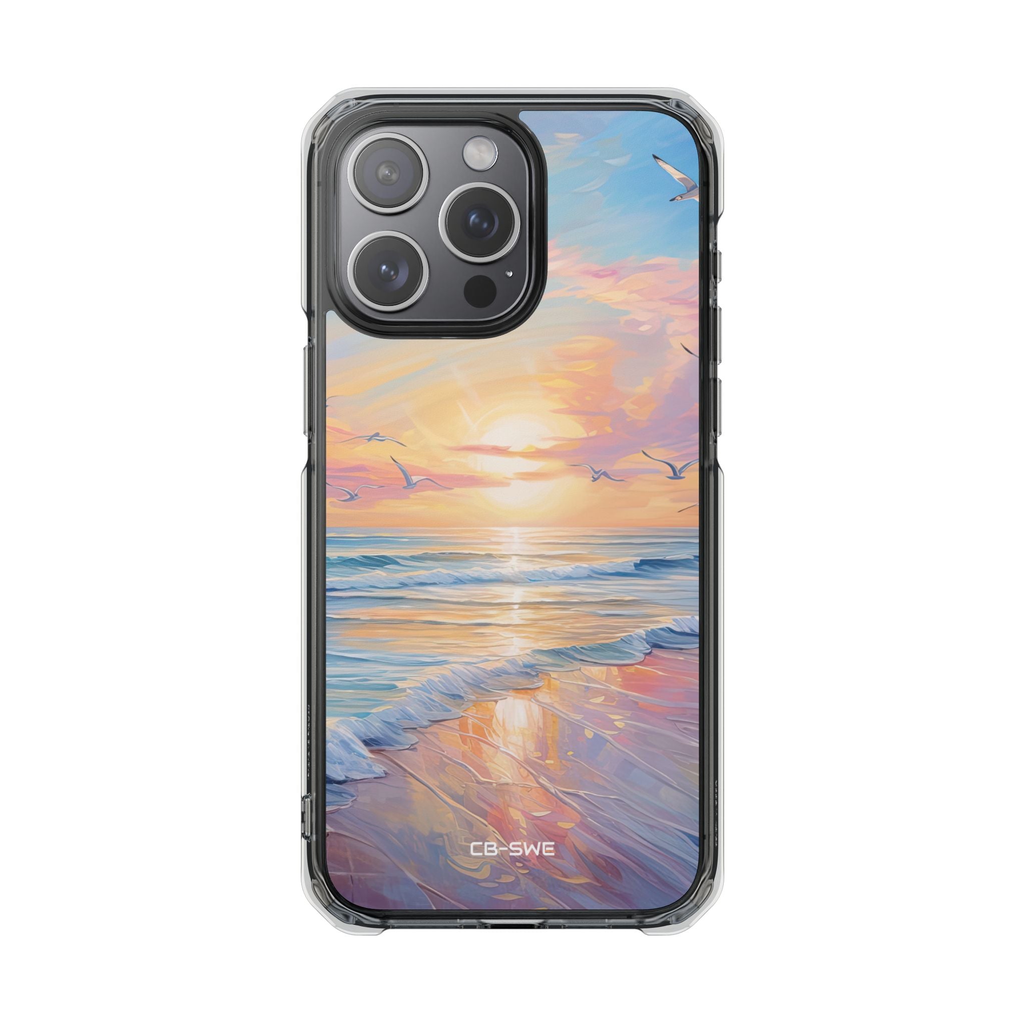 Waves Embrace Shore iPhone Case - Impact
