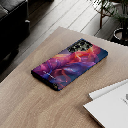 Violet Orange Flow - Tough Samsung S23 Phone Case