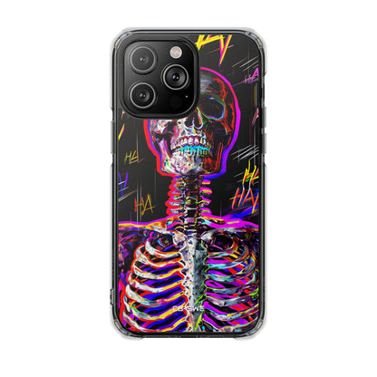 Neon Skeleton Chaos iPhone Case - Impact