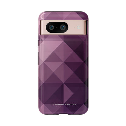 Gradient Purple Mosaic Google Pixel 8 - Tough Phone Case