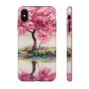 Oil painting - Oriental Cherry Tree - Protective Phone Case