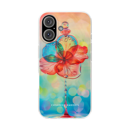 Ethereal Glass Flower iPhone 16 - Flexi Phone Case