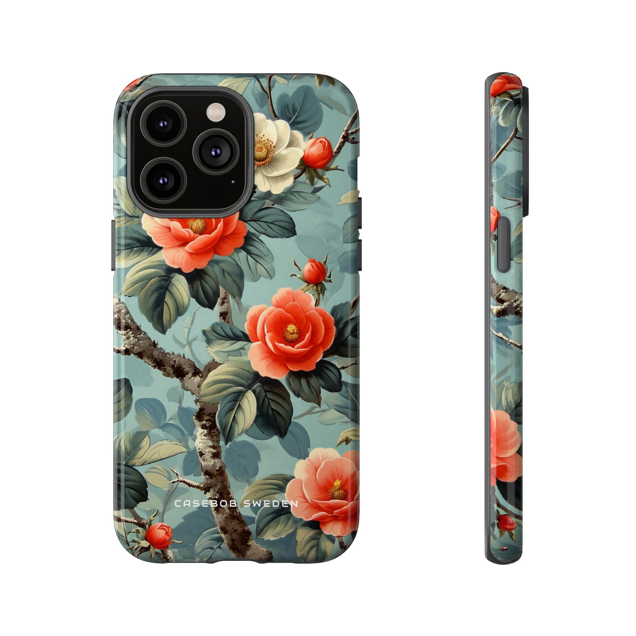 Vintage Floral Romance iPhone 14 - Tough Phone Case