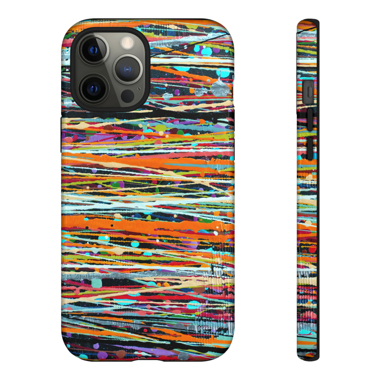 Oil painting - Stripe - Protective Phone Case