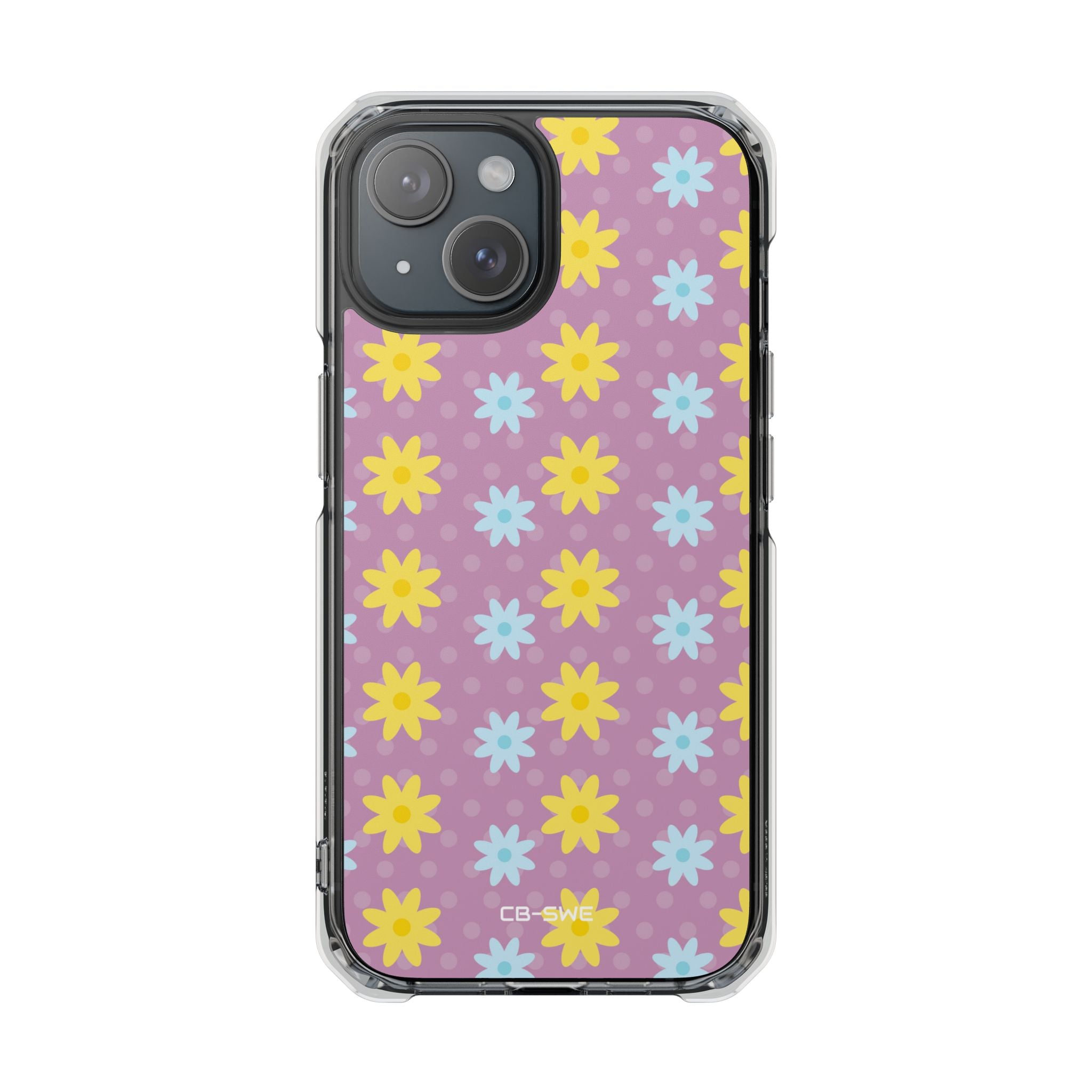 Flower Dots Dance iPhone Case - Impact