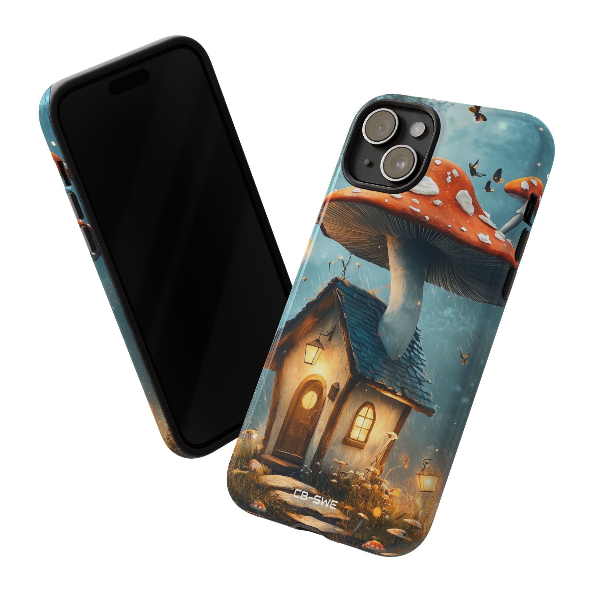 Mushroom House Glows - iPhone Case