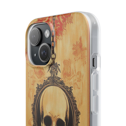 Gothic Skull Elegance iPhone 15 - Flexi Phone Case