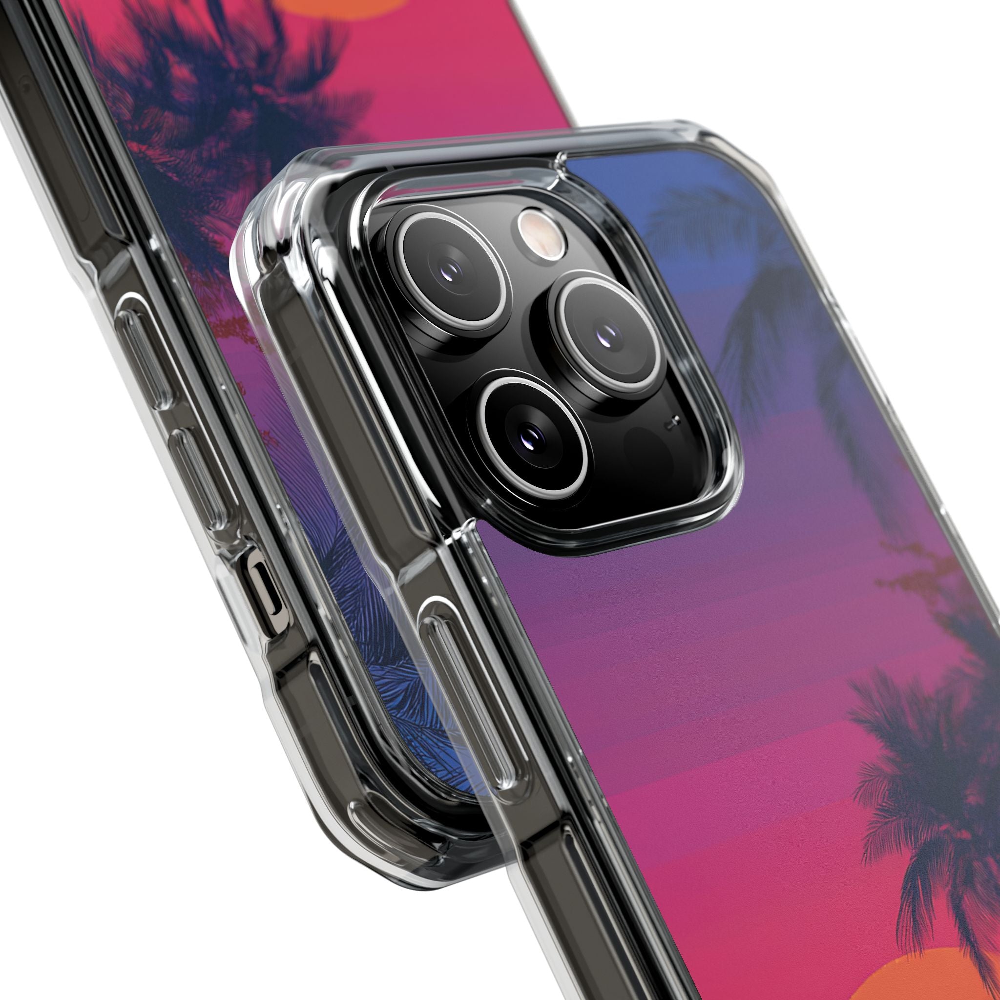 Tropical Sunset Silhouettes iPhone Case - Impact