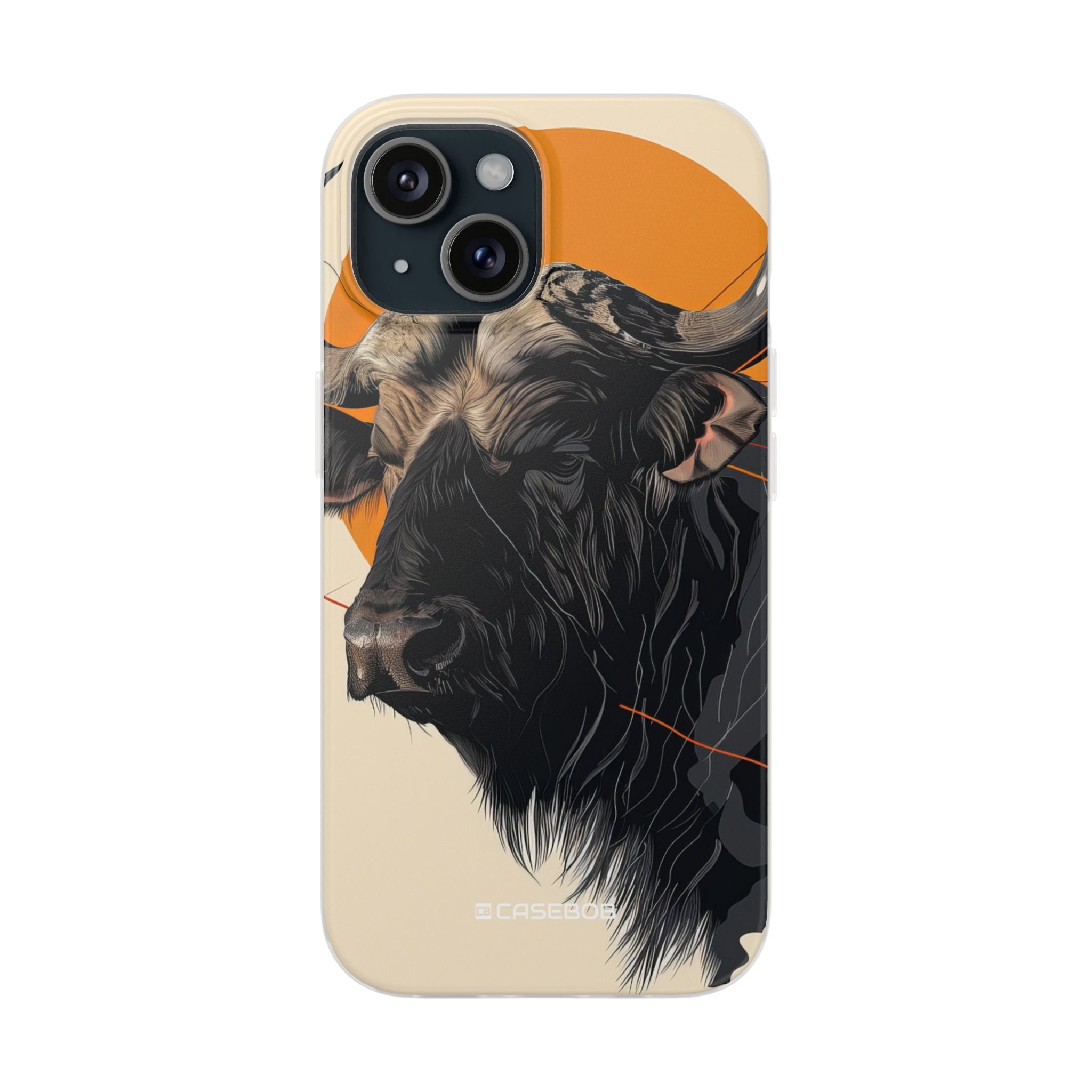 Majestic Buffalo Sun | Flexible Phone Case for iPhone