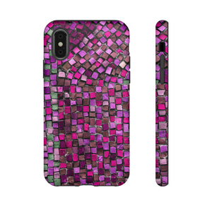 Purple Mosaic - Protective Phone Case