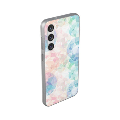 Pastel Geometry Background - Flexi Samsung S23 Phone Case