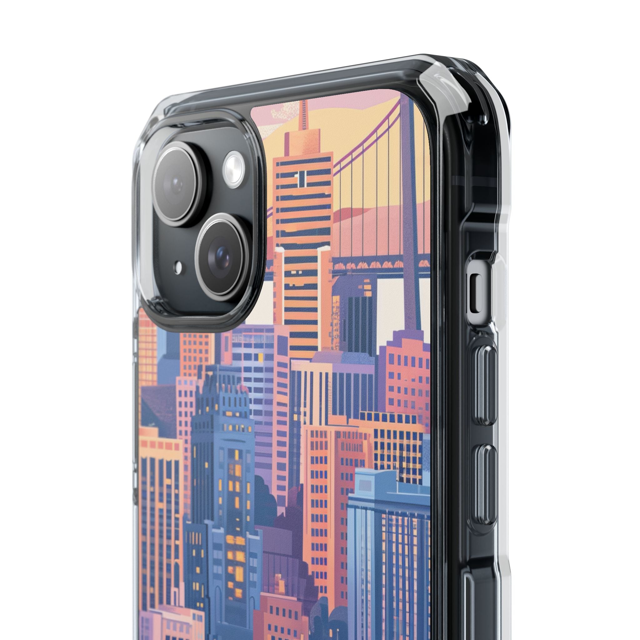 Urban Energy - Clear Impact iPhone 15 Phone Case