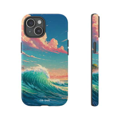Waves Embrace Sunlight - iPhone Case