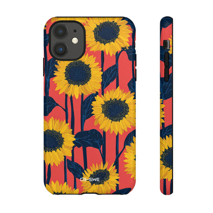 Vibrant Sunflower Rhythm - iPhone Case