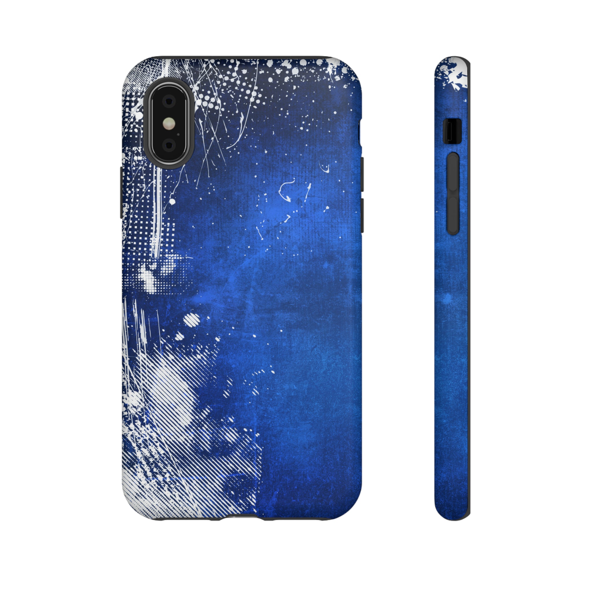 Grunge Blue - Protective Phone Case