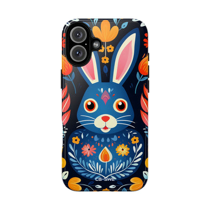 Bunny Jumps Joyfully - iPhone Case