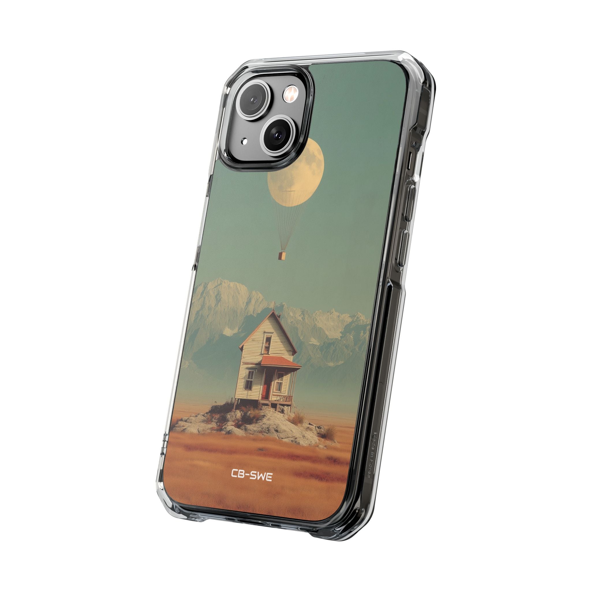 Moon Hovers Low iPhone Case - Impact