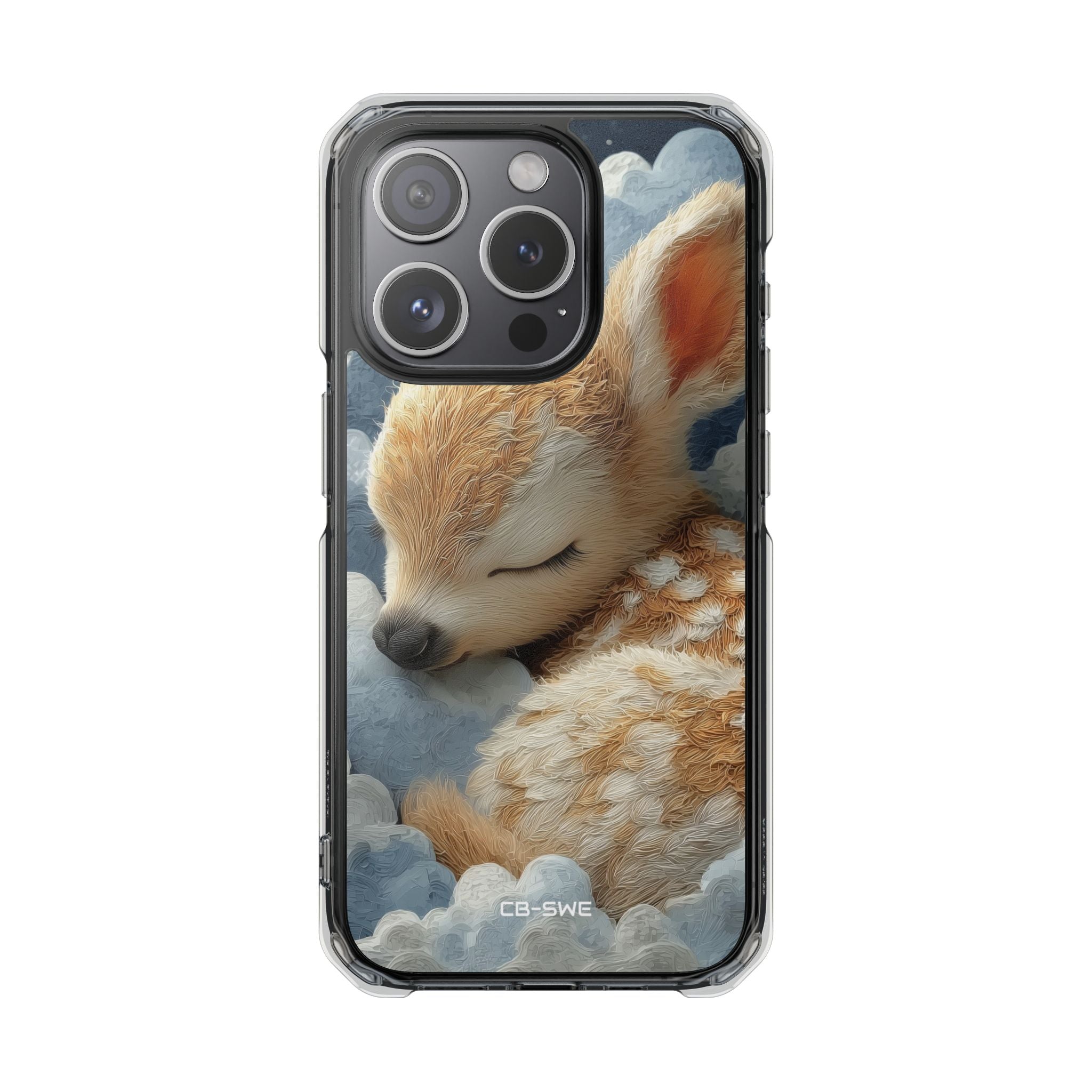 Dreaming Fawn Sleeps iPhone Case - Impact