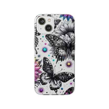 Butterfly Bloom iPhone 14 Case - Soft